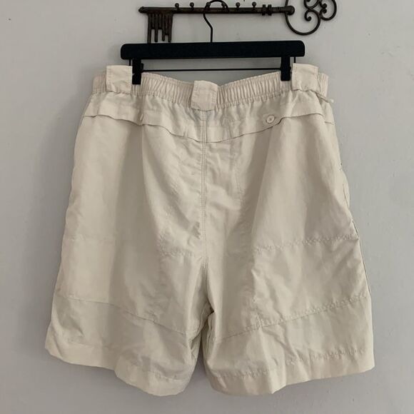 AFTCO mens size 44 fishing shorts elastic waist pockets - Picture 6 of 9